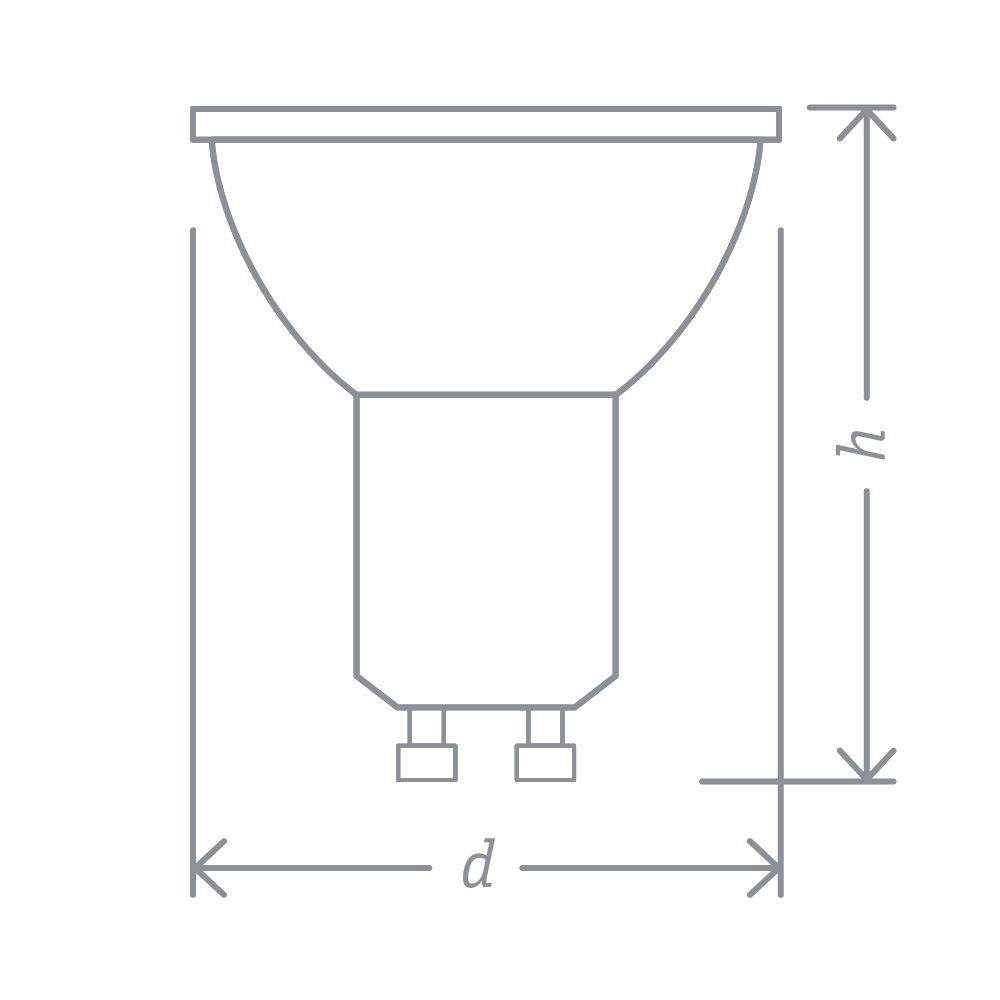 Лампа Navigator 93 234 NLL-PAR16-7-230-3K-GU10-DIMM