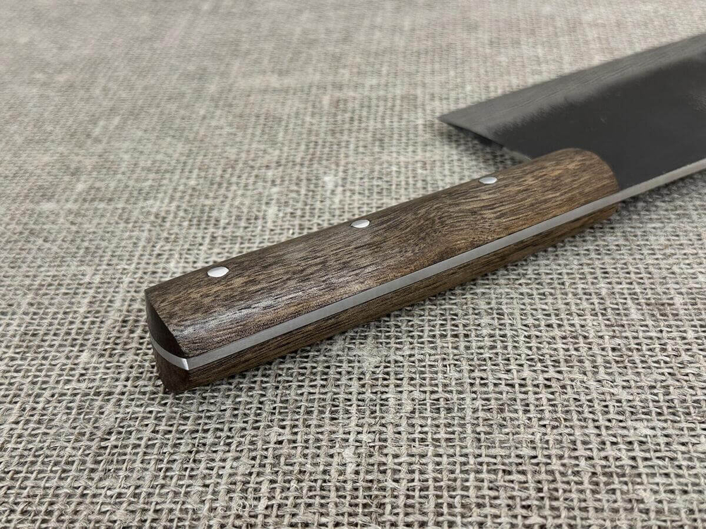 Сербский нож для мяса, сталь 65Г, рукоять Орех