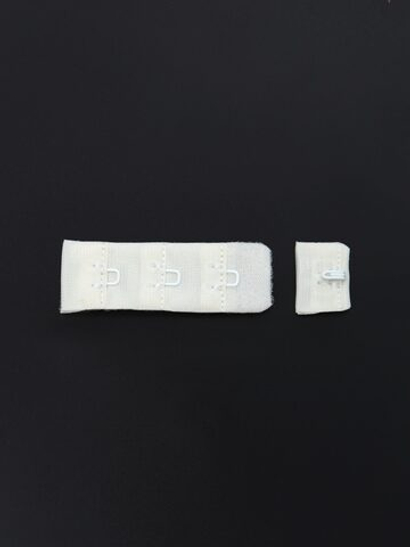 Застежка для бюстгальтера шампань с крючками 1х3