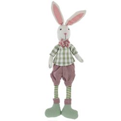 GAEM Игрушка набивная "Заяц/Зайка", L13 W12 H58/26 см, 2в.
