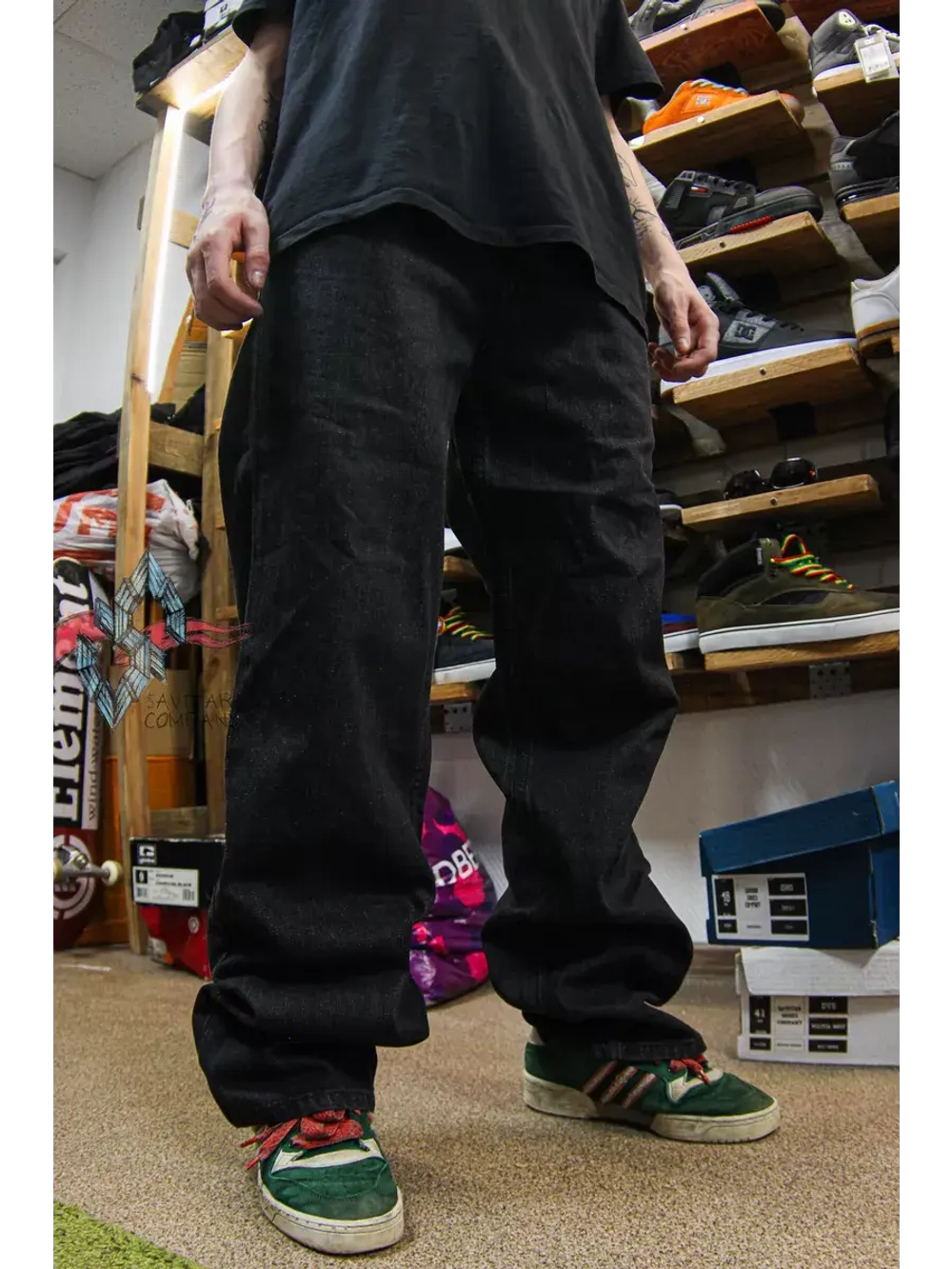 Джинсы прямые широкие трубы от Savitar Shoes Company