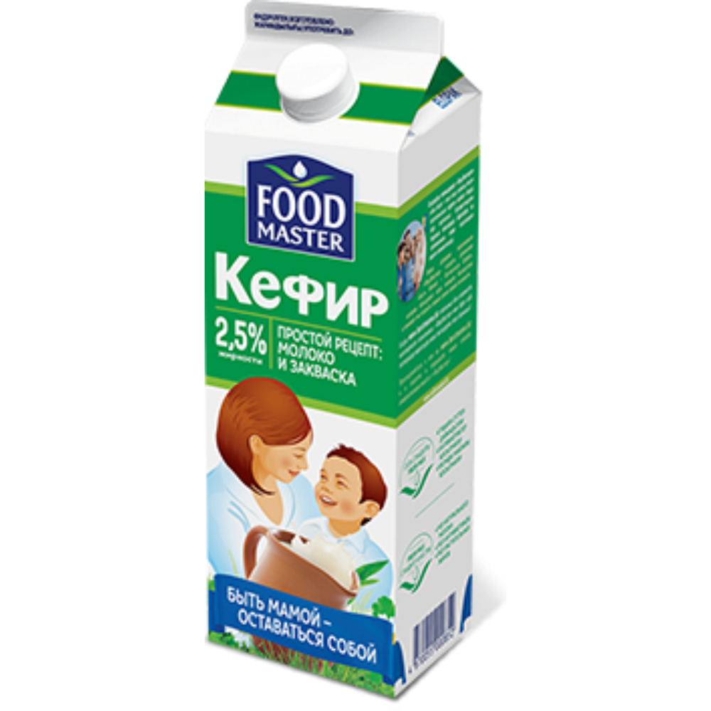 Кефир Food Master Легкое утро 2,5% 1л
