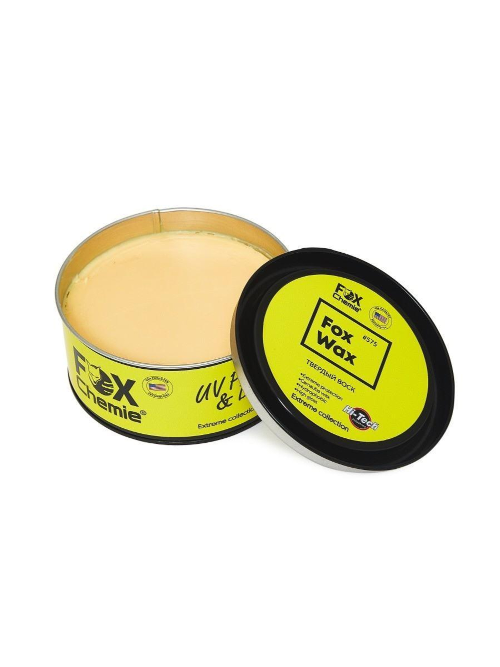 Fox Wax твердый воск для защиты кузова с воском карнауба 453г