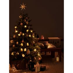 Набор елочных украшений из фетра Christmas stars из коллекции New Year Essential, 3 шт.