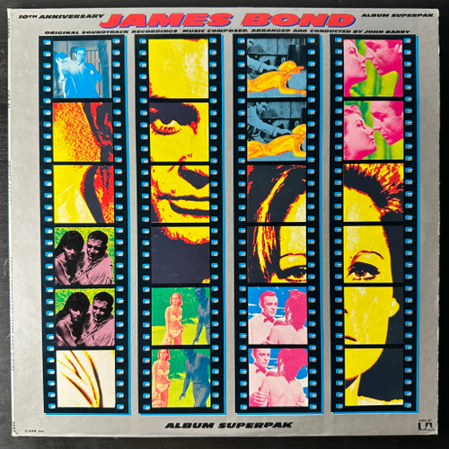 John Barry ‎– James Bond 10th Anniversary 2LP (США 1972г.)