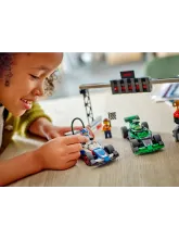 Конструктор City 60474 Старт с гоночными автомобилями F1