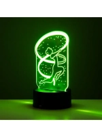 Светильник сенсорный «Гимнастка» LED 7 цветов USB/от батарее