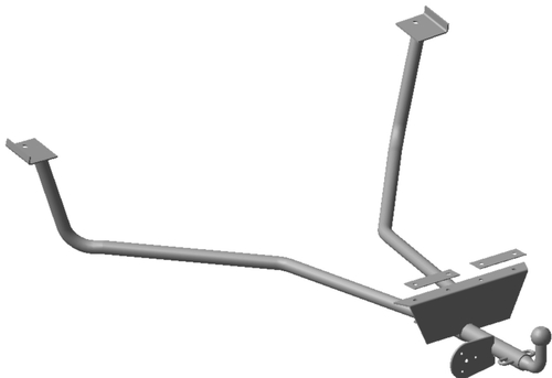 Фаркоп AvtoS для ГАЗ 2410,31029,31022,3110,31105 (усиленный) с универсальной электрикой и сертификатом в комплекте, арт.(GAZ-03+electr)