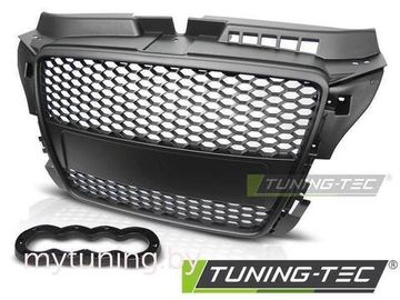 Решетка радиатора RS LOOK GLOSSY BLACK для Audi A3 8P