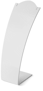 Бюст для колье/изогнутый/2 прорези/Н-260 мм./ПЭТ карман