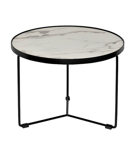 33FS-ET277-BL Стол журнальный Royal White d50*38см