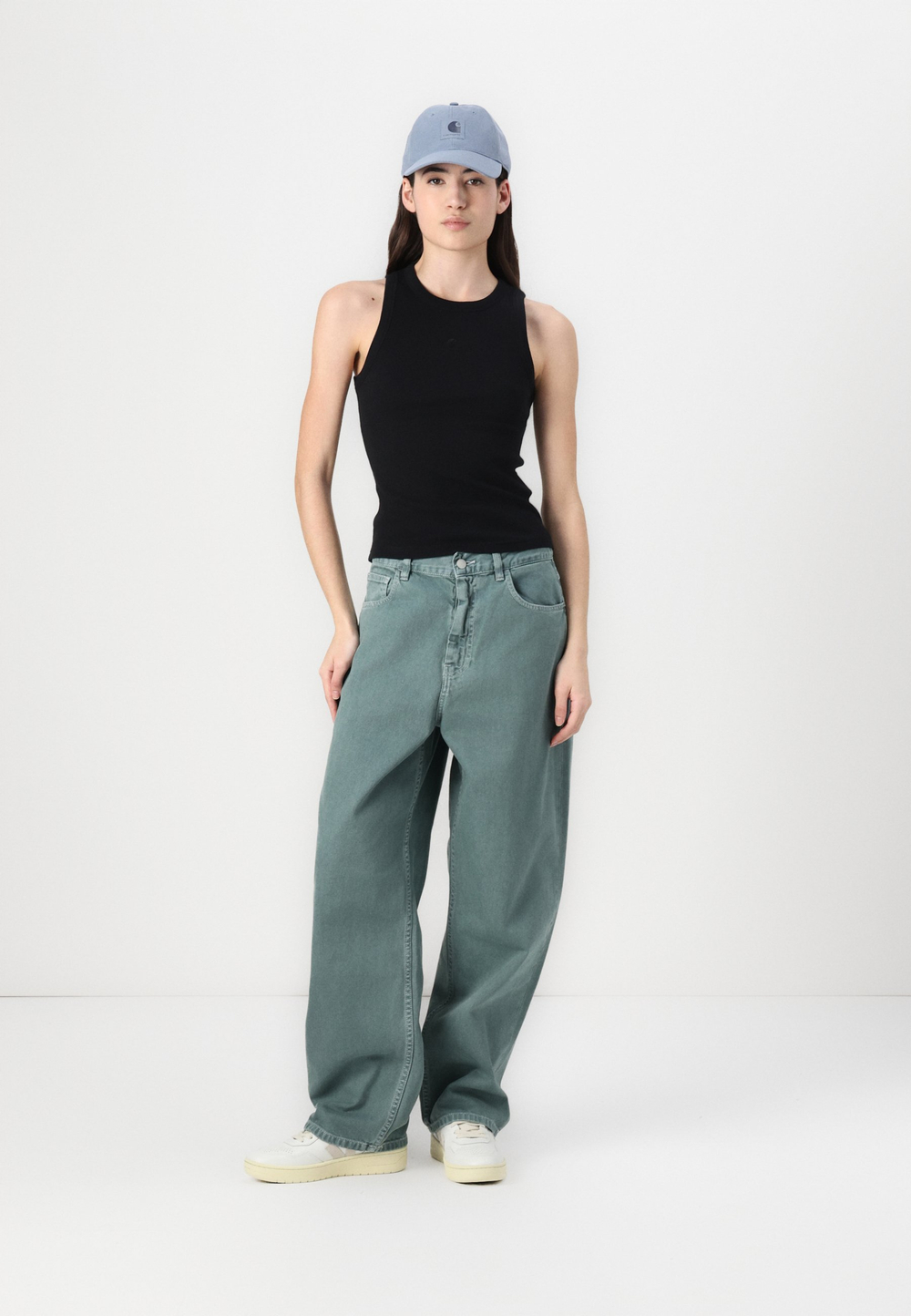 Carhartt WIP BRANDON - Джинсы свободного покроя - Серый