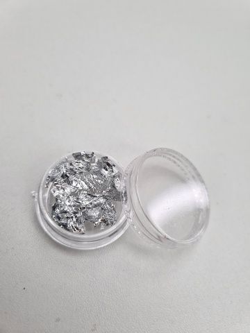 Поталь серебро