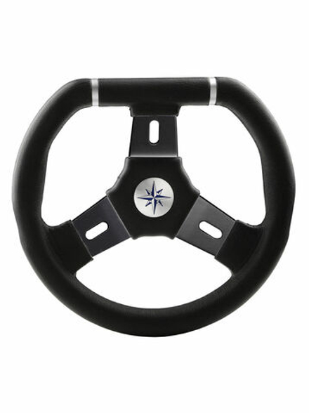 Рулевое колесо ELBA SPORT обод черный, спицы черные д. 320 мм