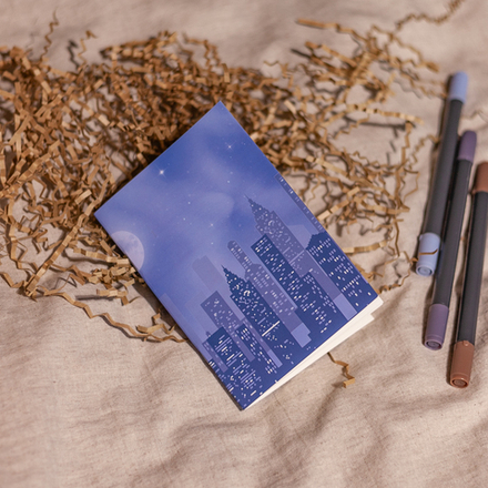 Скетчбук "Городская ночь" 🎨