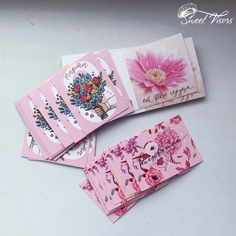Открытка Тематическая. Кондитерская Сладкие Козырьки Sweet Visors