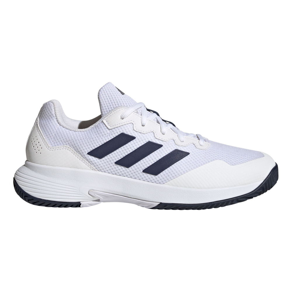Мужские теннисные кроссовки adidas Gamecourt 2 All Court Shoe Men - White, Dark Blue