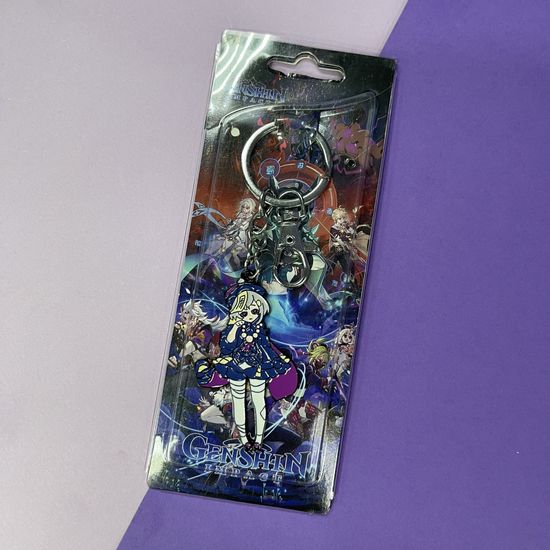 Брелок металлический Ци Ци Геншин Импакт Genshin Impact