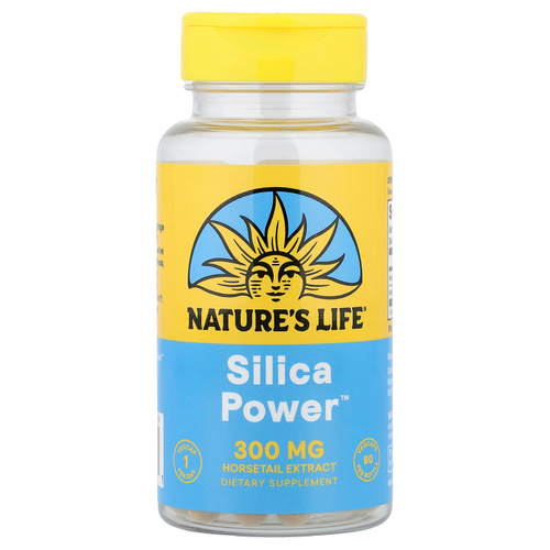 Nature's Life, Silica Power™, 300 мг, 60 растительных капсул