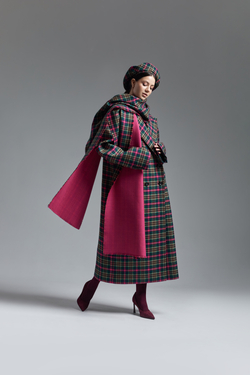 Пальто макси утепленное