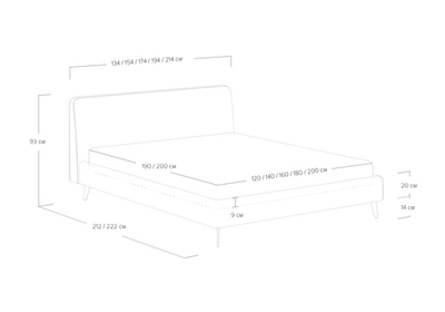 Кровать Boston (200x200)