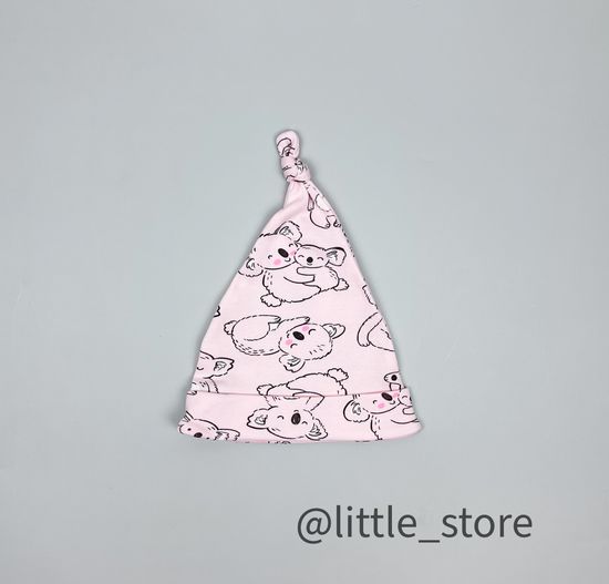 Шапка однослойная "Забавные коалы" принт