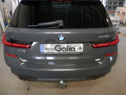 Оцинкованный фаркоп на BMW 3-Series седан/универсал 2018-, BMW 4-Series G22 coupe 2020-, BMW 4-Series G26 Gran Coupe 2021- (без электрики), Galia B025C