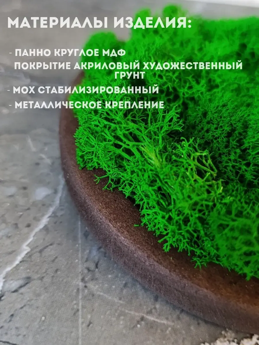 Панно из мха набор 3 шт.