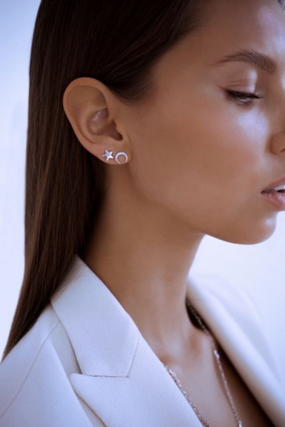 Серьги Лунница