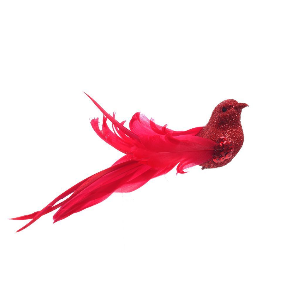 GAEM Изделие декоративное "Птичка" на клипсе, L18,5 W4 H5,5 см, 2в.