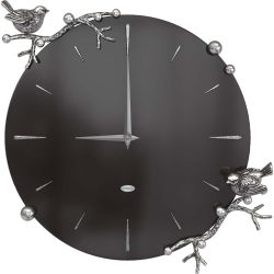 Часы настенные Терра Терпкий коричневый Сильвер