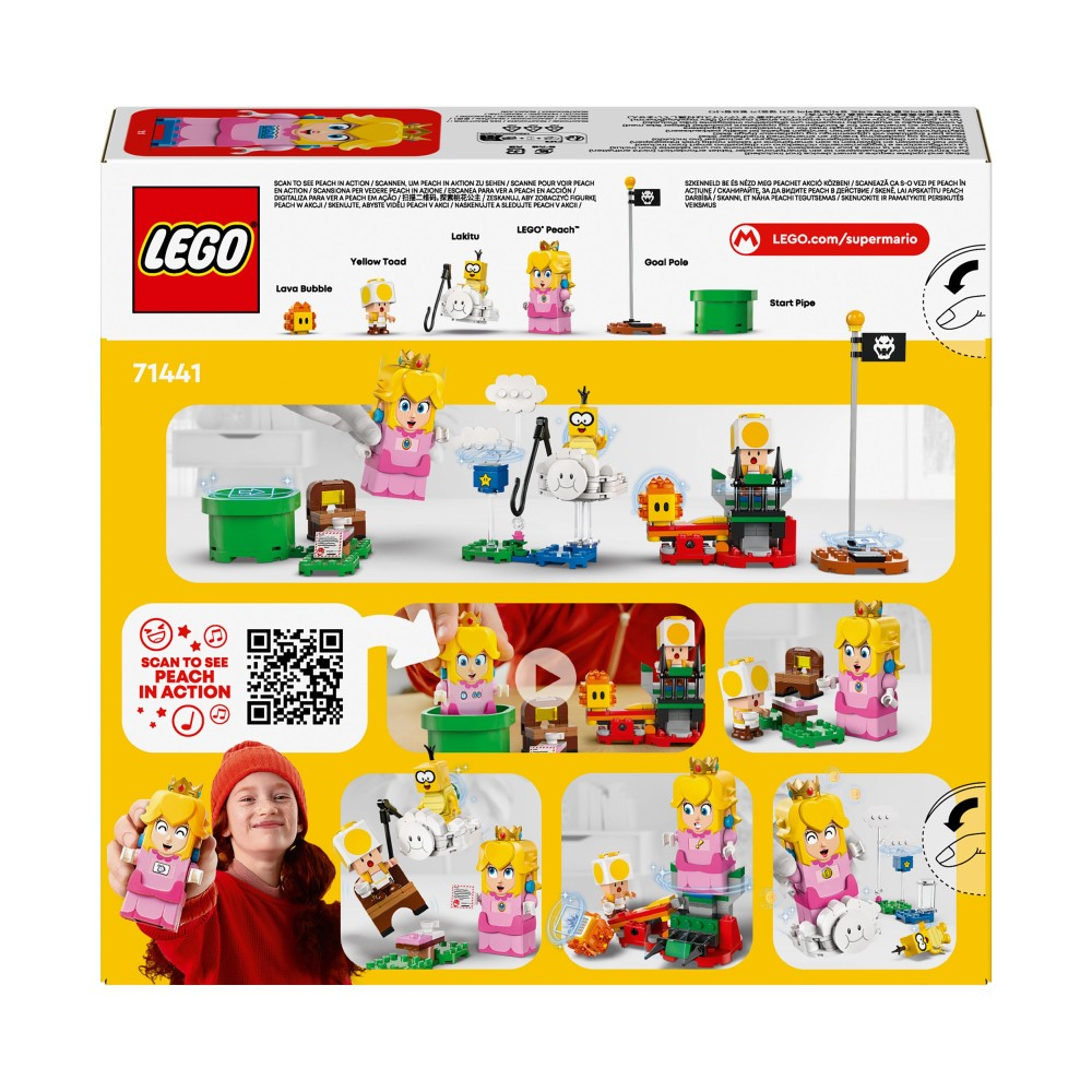 LEGO Super Mario - Приключения с интерактивной фигуркой LEGO Peach 71441