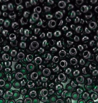 Бисер 10/0 PRECIOSA, 50 г, тёмно-зелёный