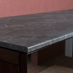 Верхняя панель IKEA BESTA (БЕСТО), Черный / Эффект мрамора, 120x42 см