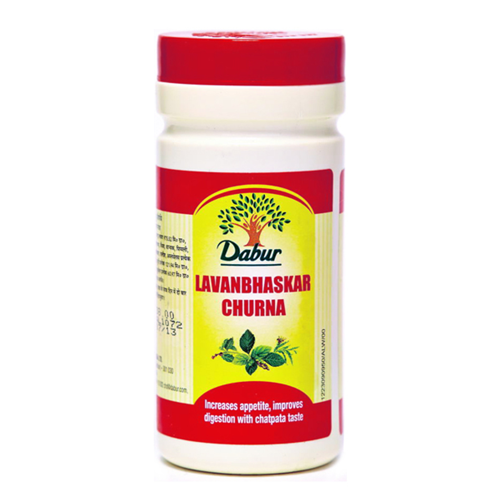 Лаван Баскар Чурна Дабур (Lavanbhaskar Churna Dabur), 60 грамм