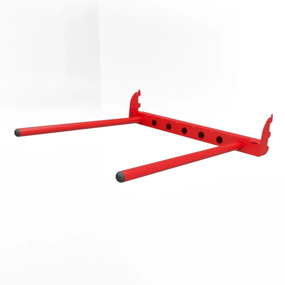 Красный настенный кронштейн для 2-х колес системы IF, ширина 600 мм