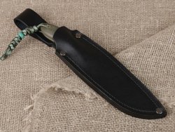 Нож для бушкрафта "Канадец", сталь VG-10/Elmax, рукоять G10 (олива)