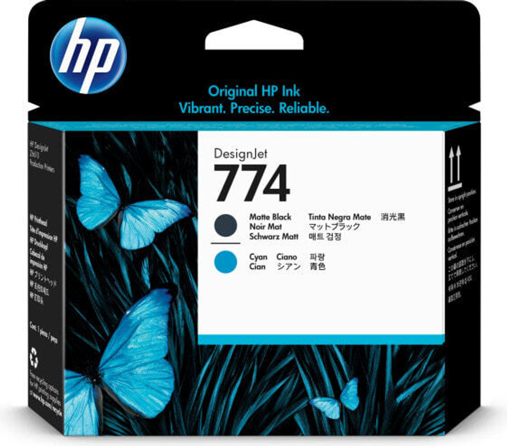 Картридж струйный матовый черный 1 шт HP 774 P2W01A