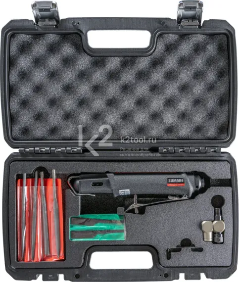 Лобзик пневматический Sumake ST-66010 в кейсе с набором полотен, арт. ST-66010K