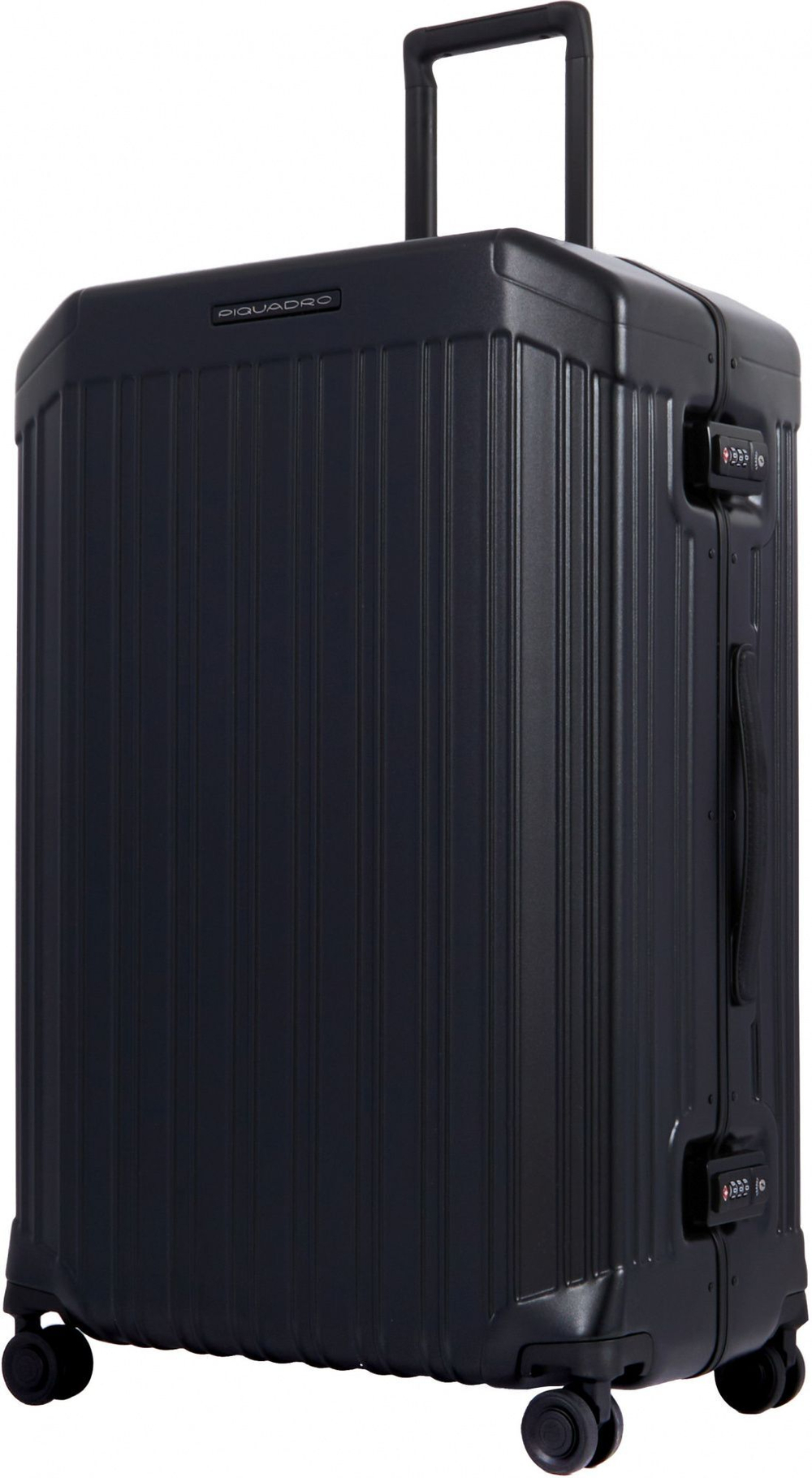 Чемодан Piquadro PQ-LM (BV4428PQLM/NO) 51x75x28см 82л. поликарбонат/натур.кожа черный матов.