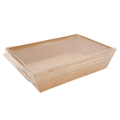 Лоток бумажный с плоской крышкой Ant Kraft 400 мл 120x85x35 мм 600 шт.