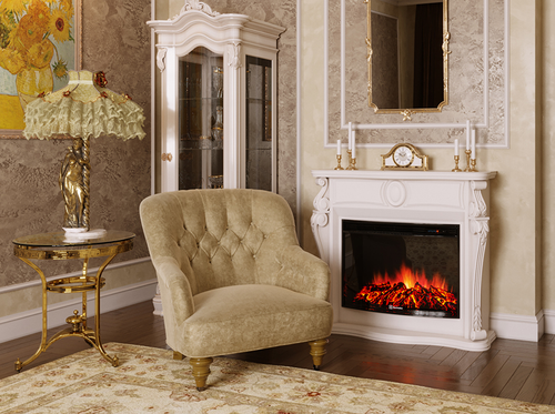 Портал Firelight Ovatio 30 шпон белёный дуб