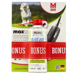 Машинка для стрижки собак и кошек Moser Max 50 + спрей Wahl Blade Ice (1250-0055)