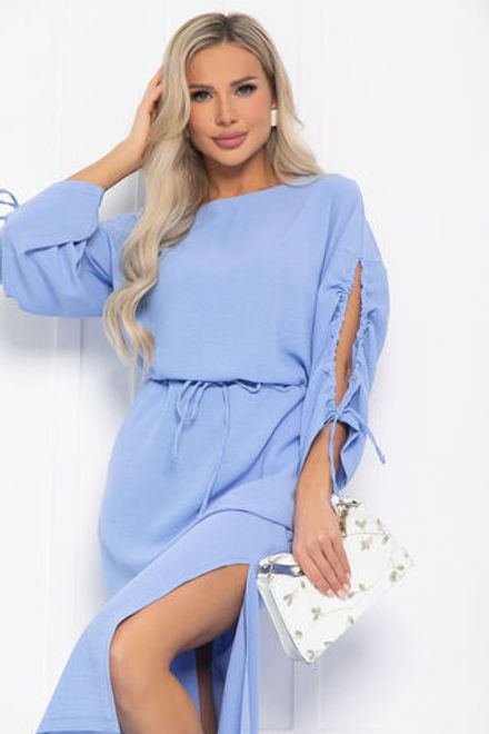 Платье Здравствуй лето (голубое) П12636-8 LT Collection
