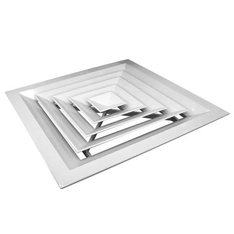 Алюминиевая потолочная решётка диффузорного типа 4VA 450x450