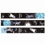 Закладки для книг с магнитом DEEP SPACE, набор 6 шт., блестки, ЮНЛАНДИЯ, 113445