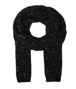 Двухсторонний шаль TWINSET - черный(232TO5470)