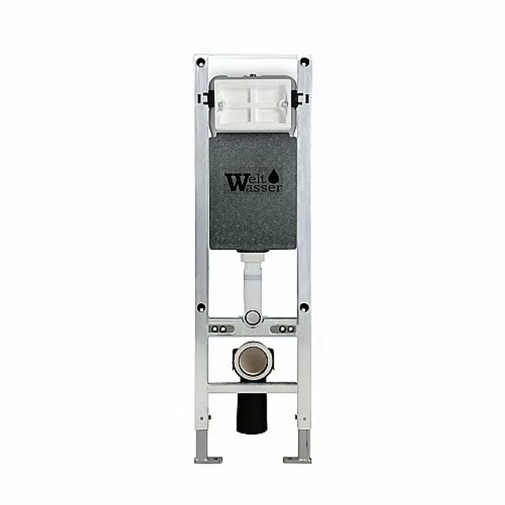 Унитаз с инсталляцией WeltWasser AMBERG 350 ST + KEHLBACH 004 GL-WT + AMBERG RD-MT CR