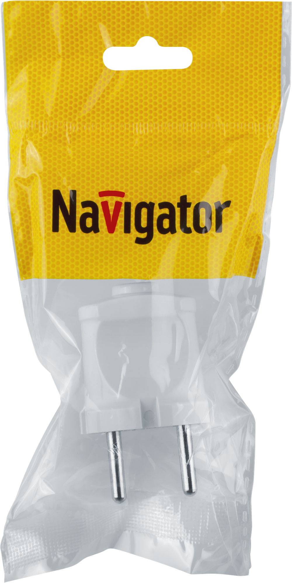 Вилка Navigator 61 358 NCA-PL01-6A-X-WH прямая б/з белая