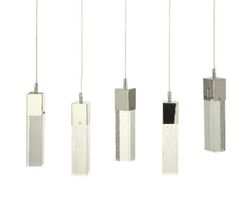 Kink Light 08510-5AS(4000K) Подвес Аква хром w63*7